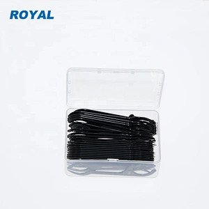 charcoal floss picks in dental floss box