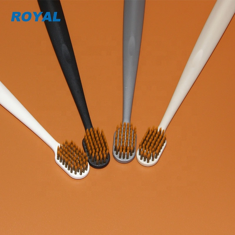 Best natural biodegradable eco-friendly spiral bristle corn starch toothbrush