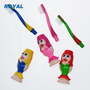 3d mermaid character kids toothbrush