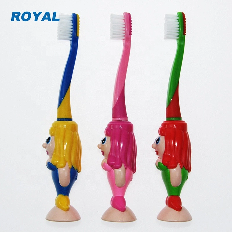 3d mermaid character kids toothbrush