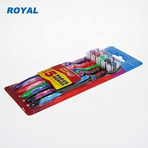 hot selling 5pcs pack toothbrush for promotion