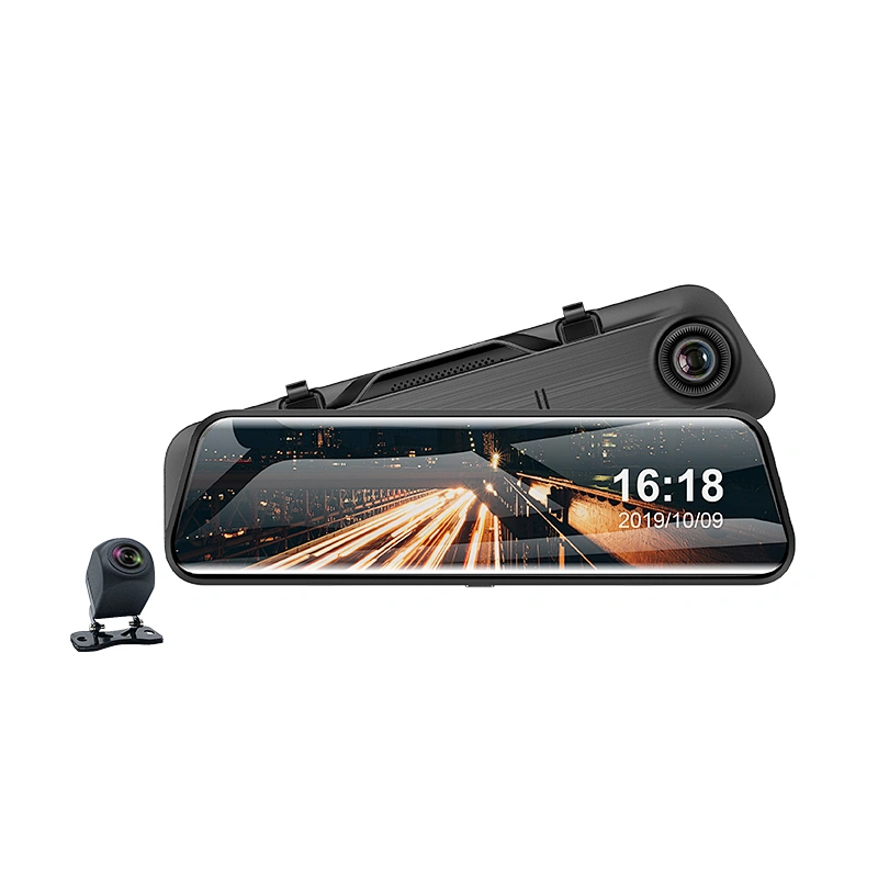 2K resolution full touch screen  mirror dash cam with Hisilicon CPU
