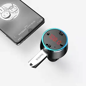 Newest Car Charger Bluetooth Mp3 Player Hands-Free Call Wireless Fm Transmitter Radio Adapter