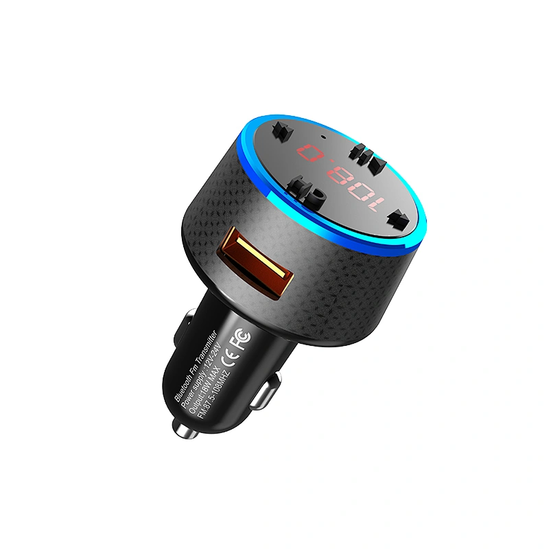 Latest FM transmitter radio adapter car kit support U disk & TF Card Lossless Music Player
