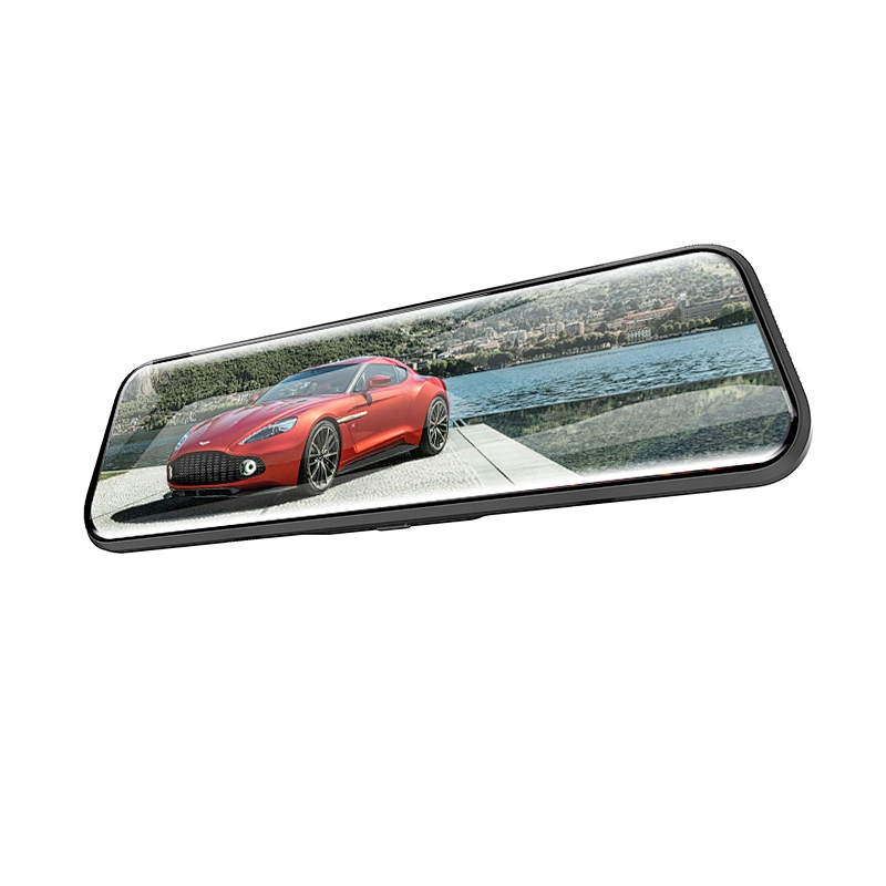 4.3 inch 1080p full HD sensor rear view dual lens dash camera for cars