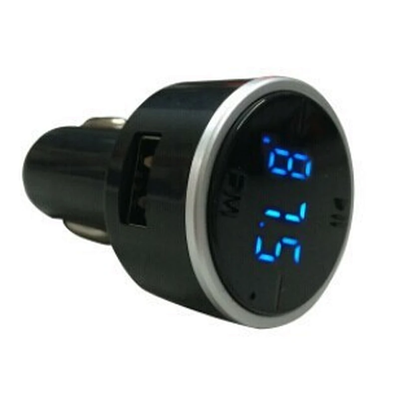 FM transmitter with bluetooth USB charging and Micro SD slot