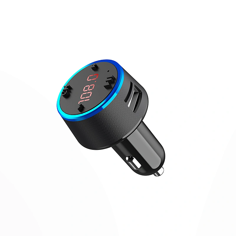 Latest FM transmitter radio adapter car kit support U disk & TF Card Lossless Music Player