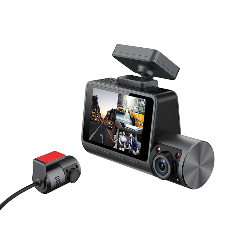 Factory OEM three way car camera DVR support front inside rear recording