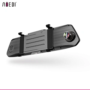 Car Rear Mirror Cam with 7 inch Touch Screen with Car DVR Car Dash Camera Recorder