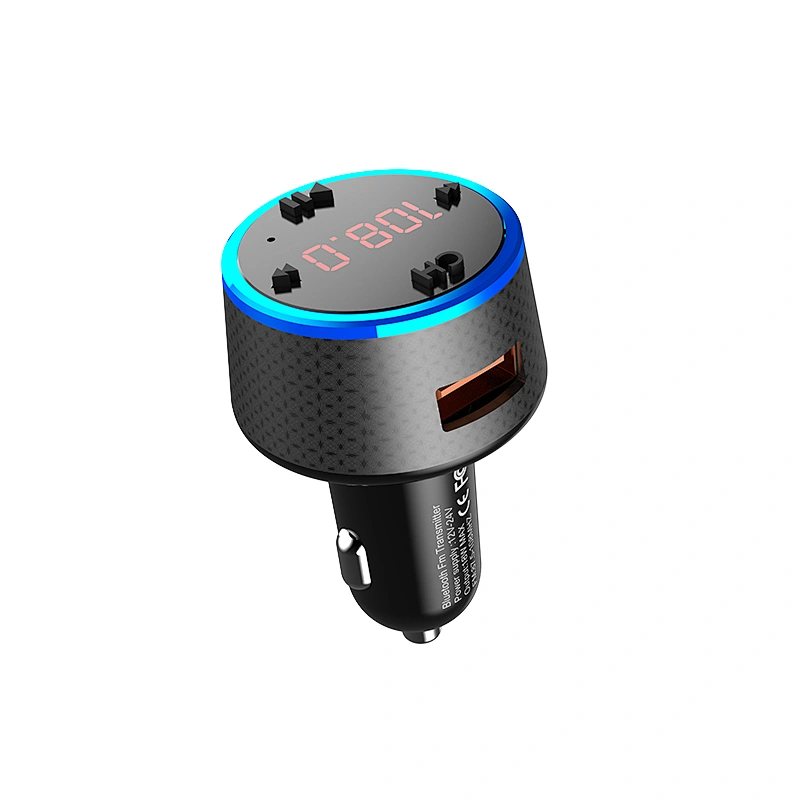 Latest FM transmitter radio adapter car kit support U disk & TF Card Lossless Music Player