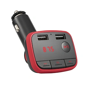 Dual USB LCD Screen Bluetooth Car Music Player + Car Charger