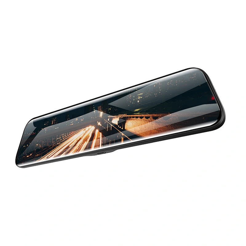Dual Lens  Car Auto DVR Rearview Mirror Car camera Dash Cam Recorder support 128GB SD card