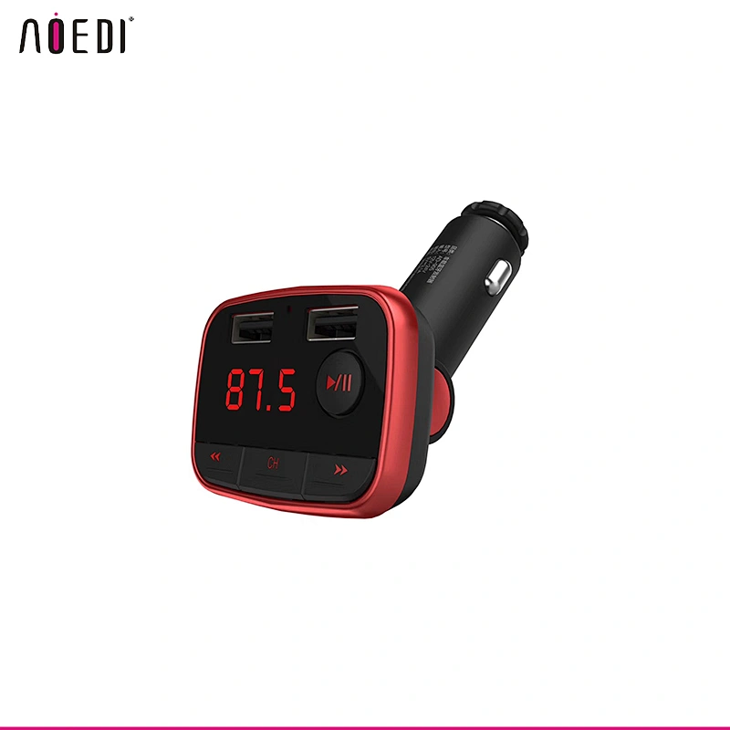 Dual USB LCD Screen Bluetooth Car Music Player + Car Charger