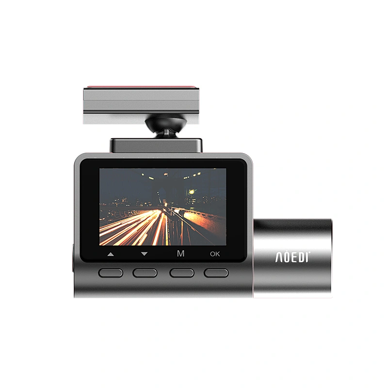 Dash recorder dual lens front and rear FHD pixel car dvr MP3 player