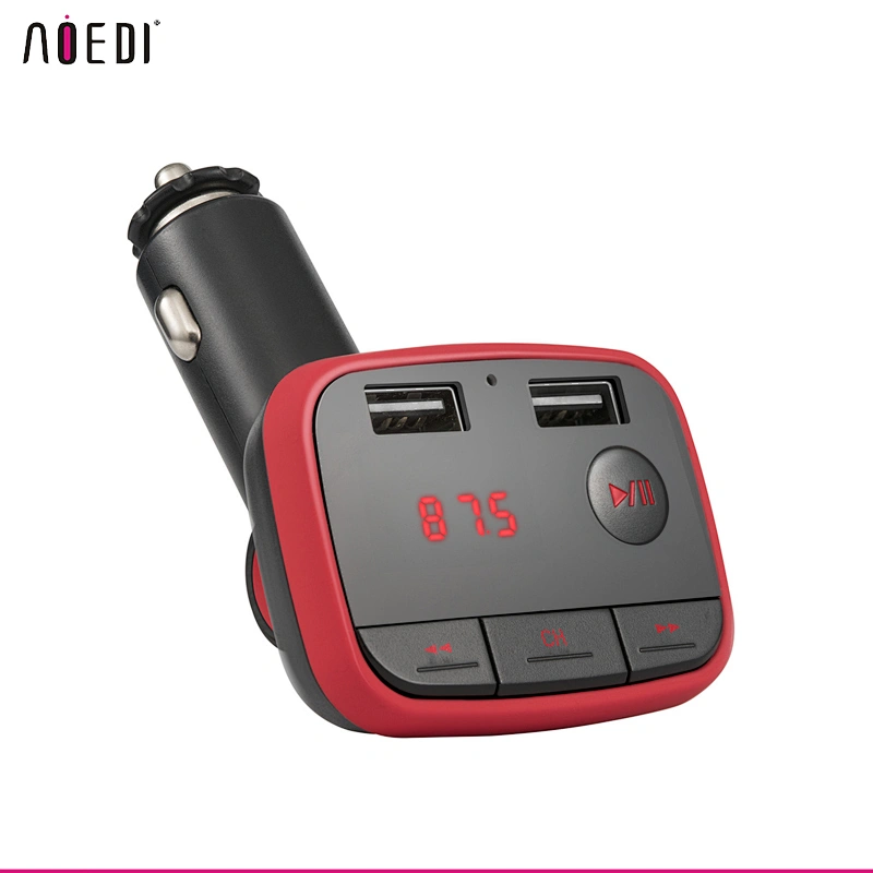 Dual USB LCD Screen Bluetooth Car Music Player + Car Charger