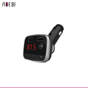 Dual USB LCD Screen Bluetooth Car Music Player + Car Charger