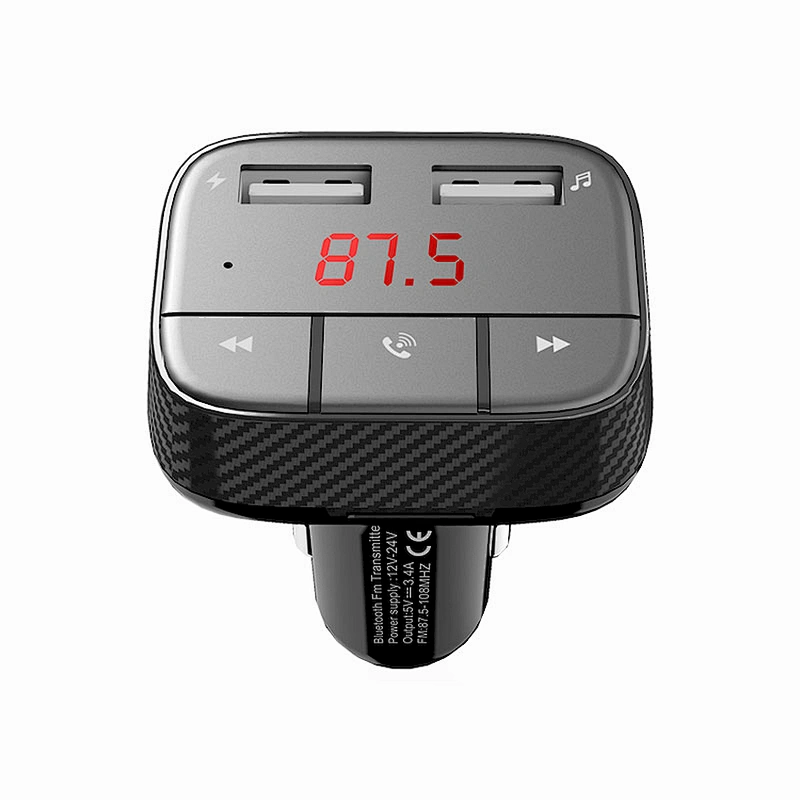 FM car transmitter with bluetooth USB, Aux-in and microSD slot