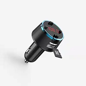 Newest Car Charger Bluetooth Mp3 Player Hands-Free Call Wireless Fm Transmitter Radio Adapter