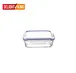 2pcs glass cruet set