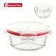 plastic food container with divider