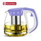 glass tea pot with infuser