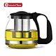 glass teapot with filter