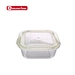 storage glass stainless lid