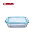 storage glass stainless lid