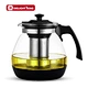 glass tea pot with infuser