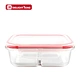 plastic food container with divider