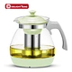 glass tea pot with infuser