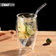 double wall beer glass cup