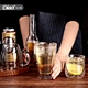 double beer glass cup