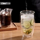 double wall beer glass cup
