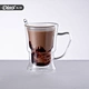 insulated glass coffee mug