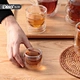 heat resistant glass tea cup