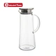 glass carafe with lid