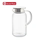 glass pitcher with lid