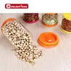 glass sealable canister for kitchen