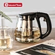 glass tea pot with infuser