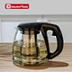 glass tea pot with infuser