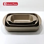 rectangular food trays