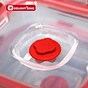 Vacuum glass storage food container