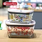 glass container with lid