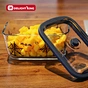 glass food container with lid
