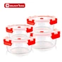 Vacuum glass storage food container