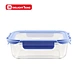 silicone lid glass food container