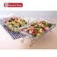 Borosilicate glass rectangular baking pan bakeware with rack