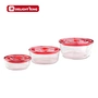 glass kitchenware with lid