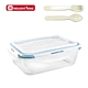 glass food container set